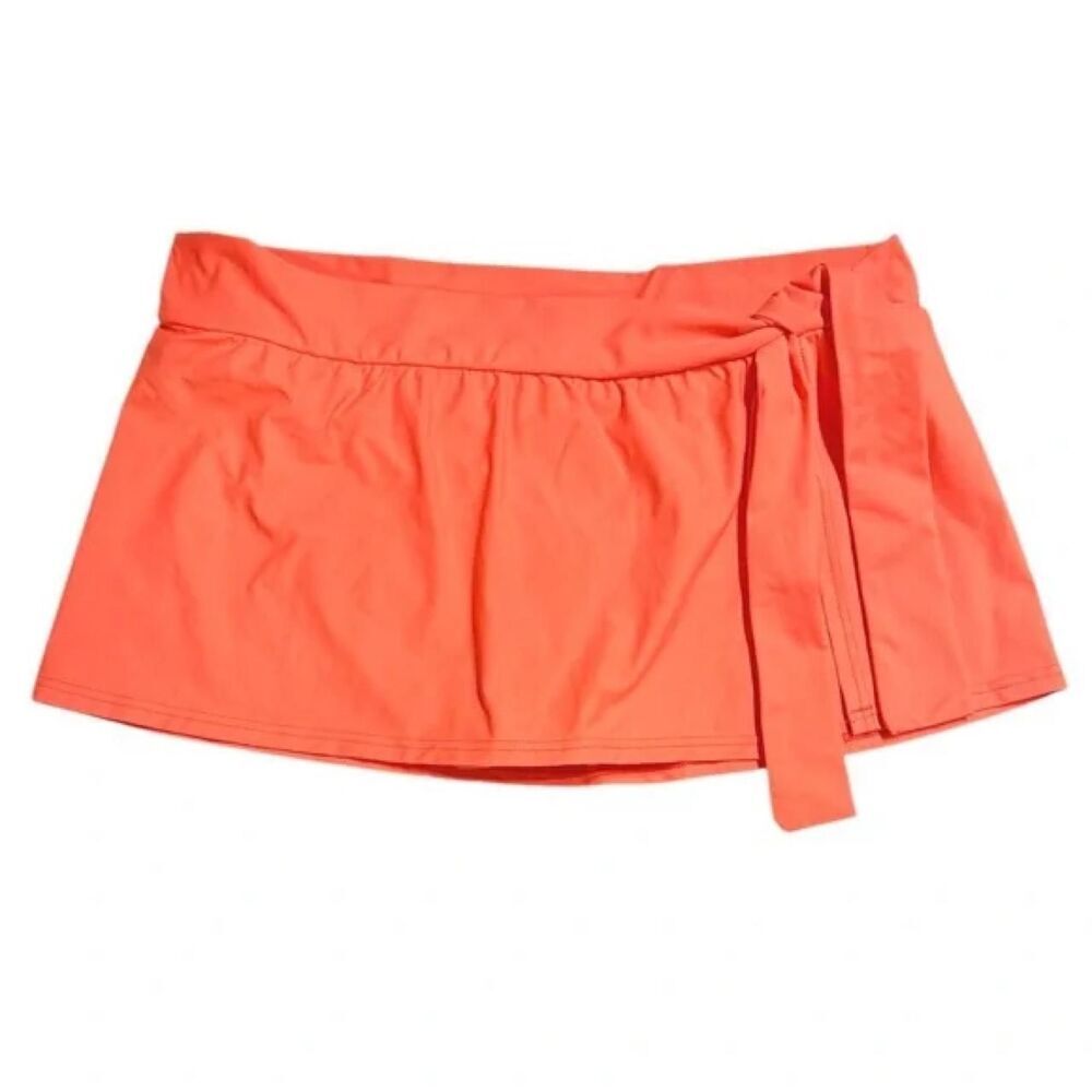 Tommy Bahama Pearl Skirted Hipster Paradise Coral - Medium NWOT Bikini skirt